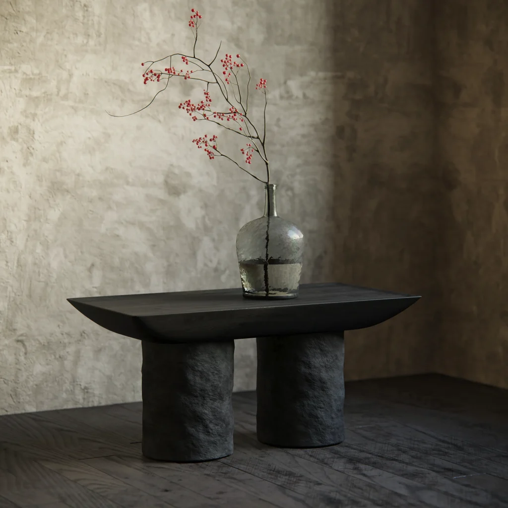 Korotun - Ash Wood/ Clay Coffee Table — 3