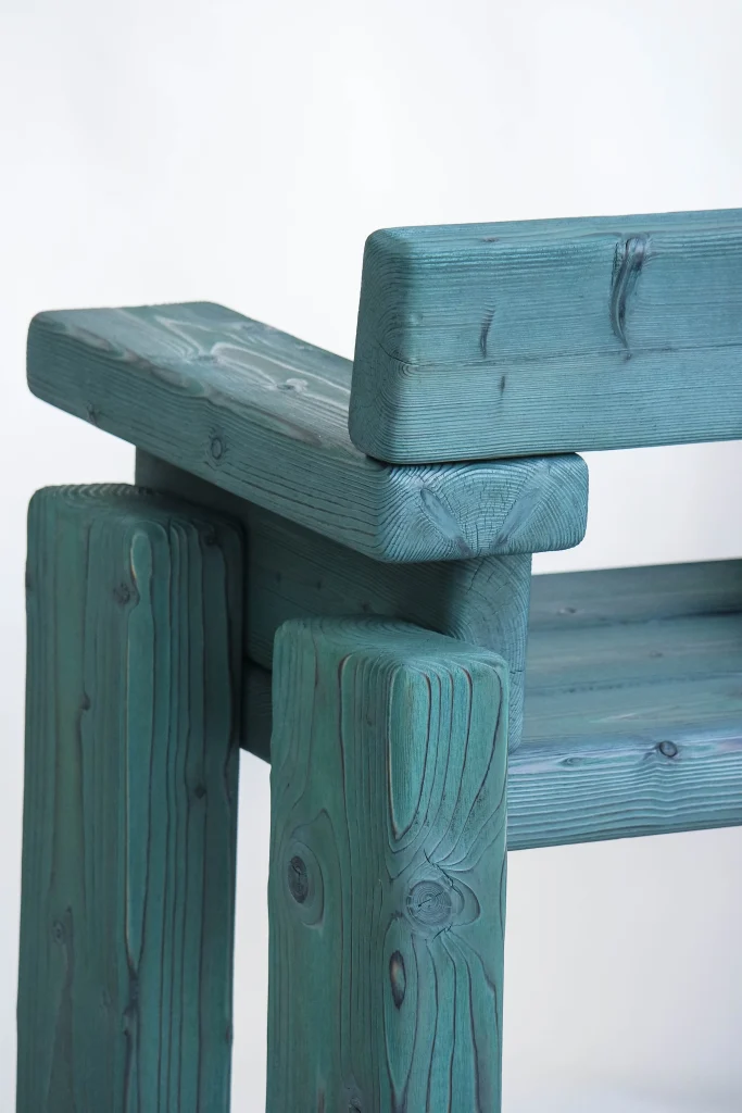 Timber - Burned Pine Armchair — 8