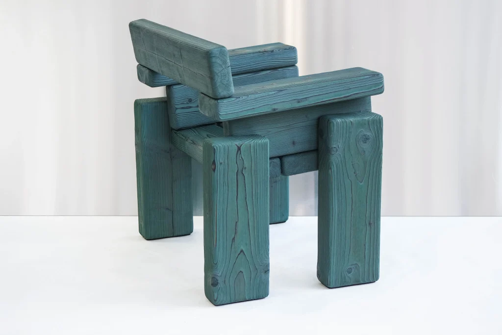 Timber - Burned Pine Armchair — 17
