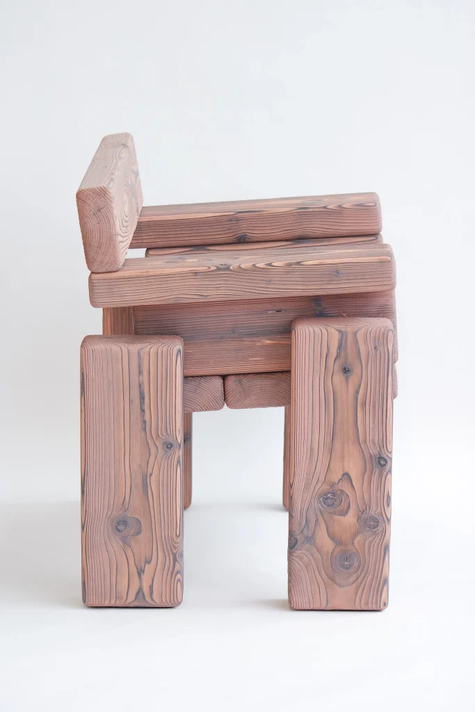Timber - Burned Pine Armchair — 18