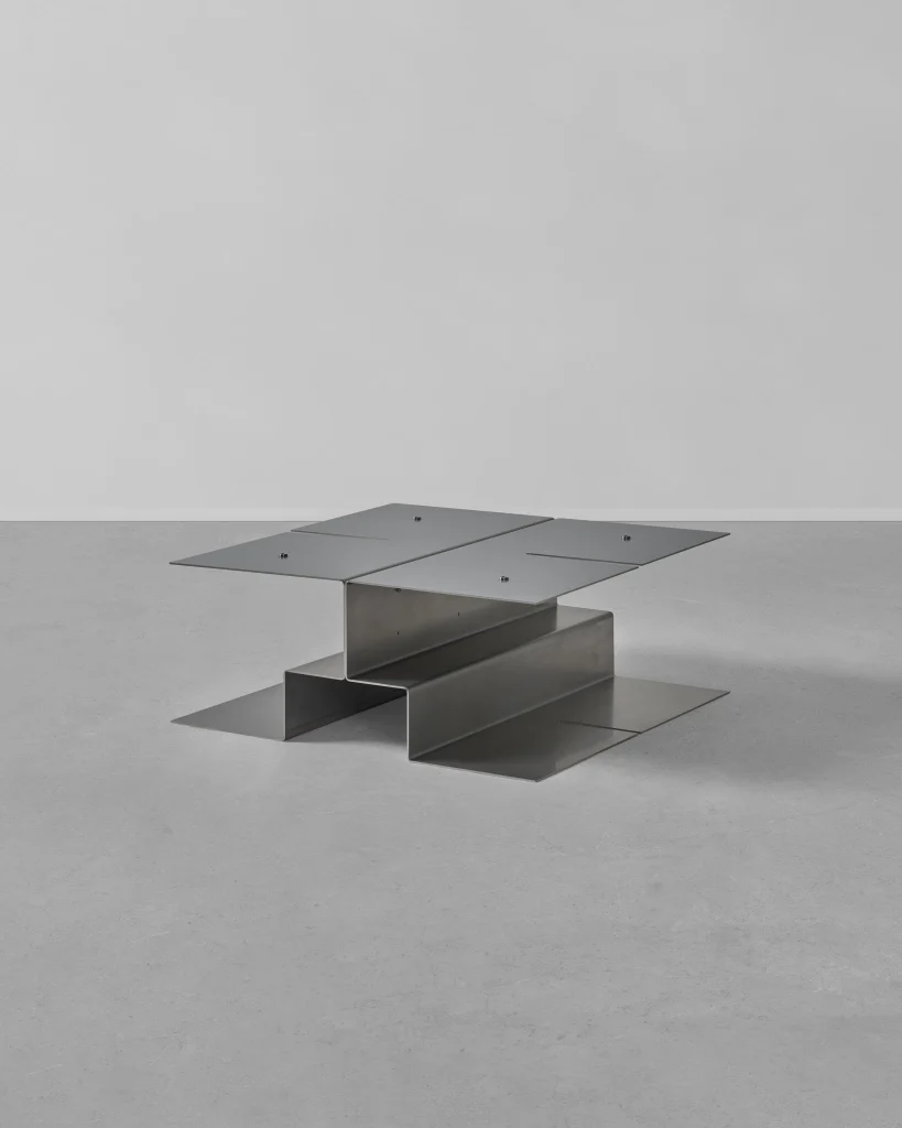 Folded Stainless Steel Table — 1