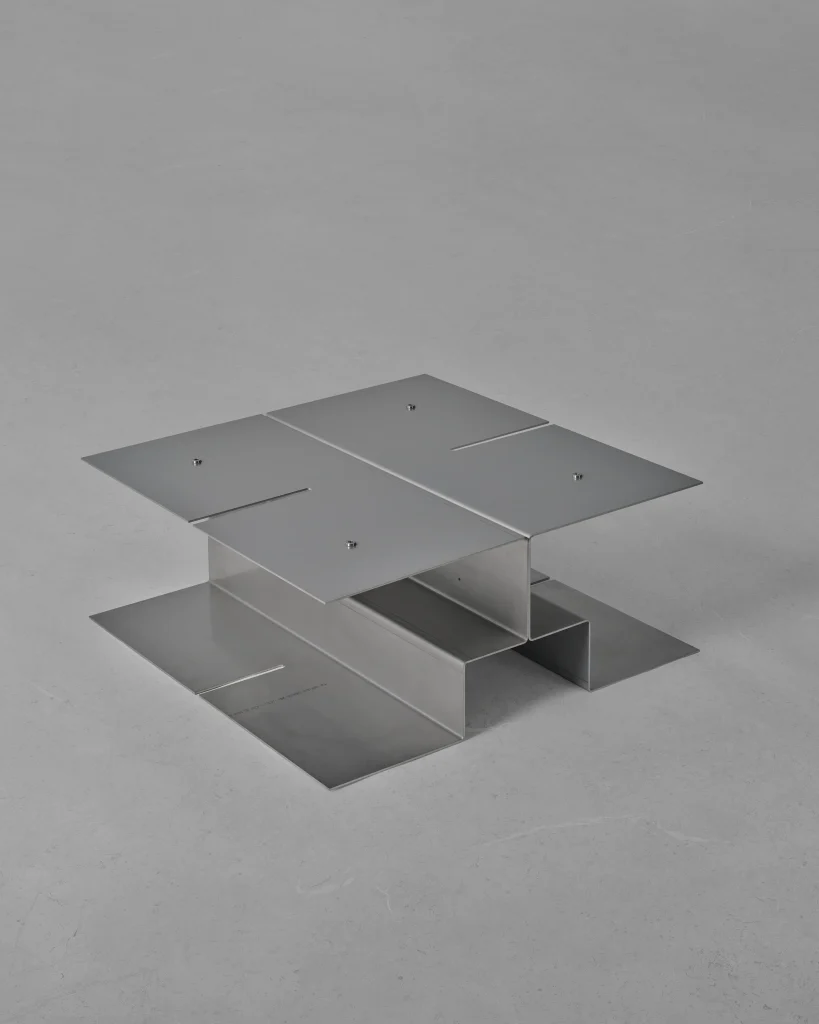 Folded Stainless Steel Table by 304.cage