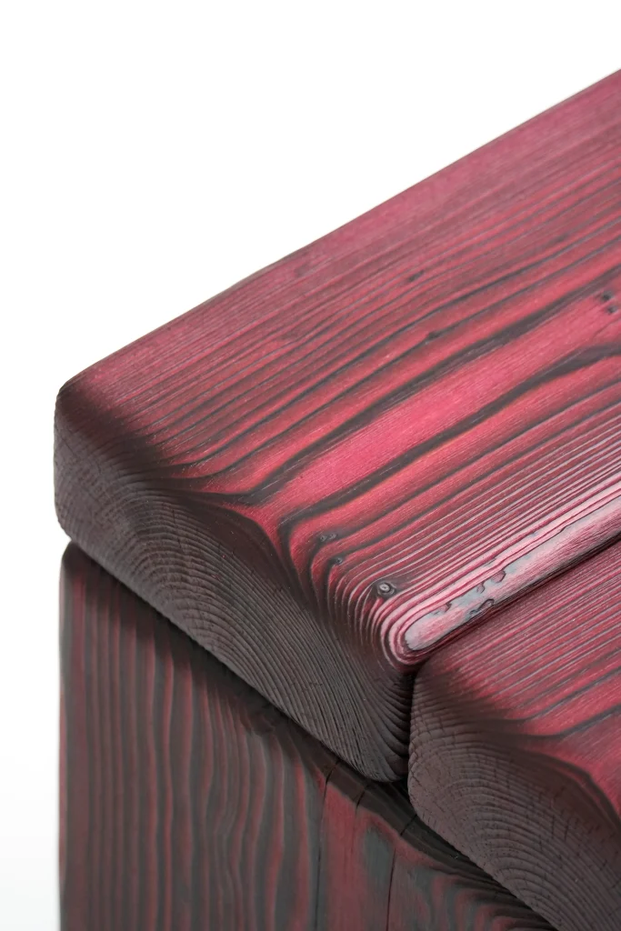 Timber - Burned Pine Bench — 2