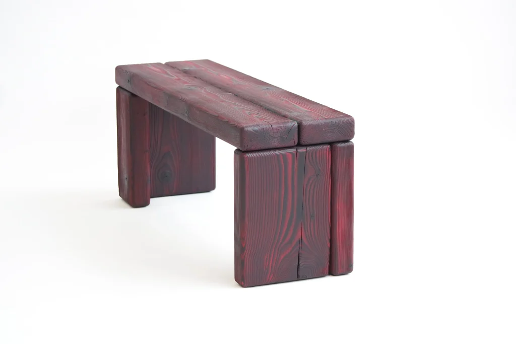 Timber - Burned Pine Bench — 3