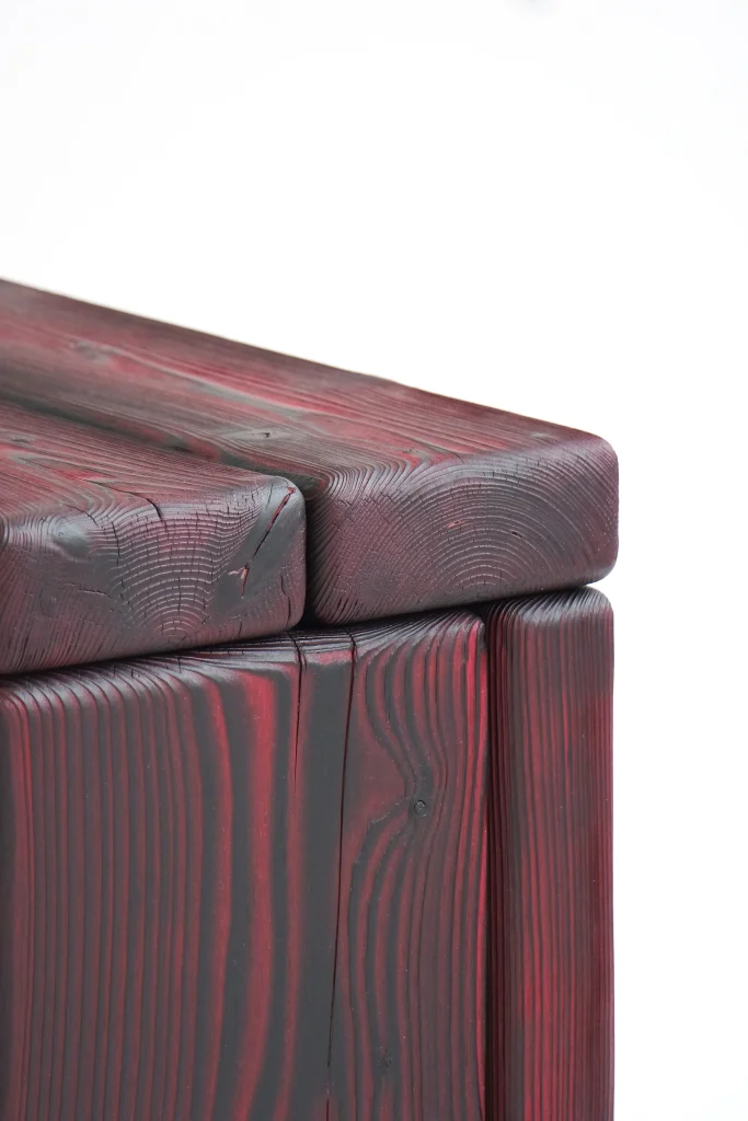 Timber - Burned Pine Bench — 5
