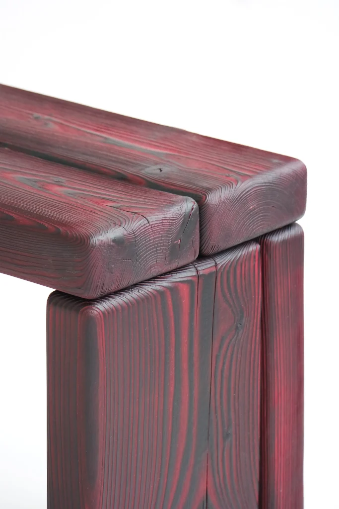 Timber - Burned Pine Bench — 7