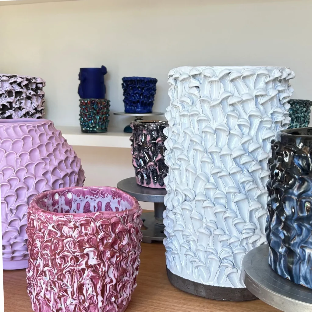Onda Series - “Tubo” Shiny White Ceramic Vase — 6