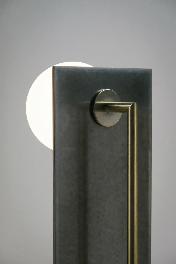 Himalaya Lunar Vertical Table Lamp in Alabaster — 8