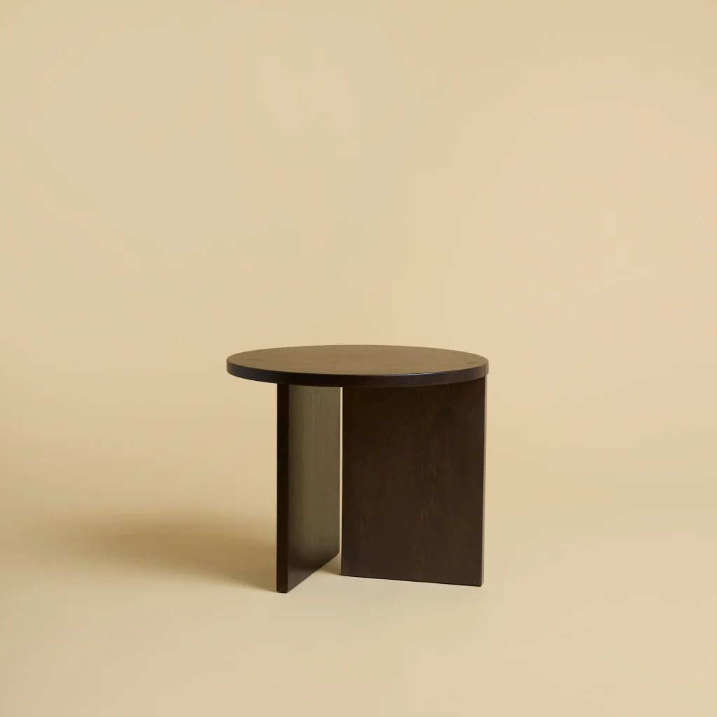 Solid Oak Side Table - Kume Series — 4