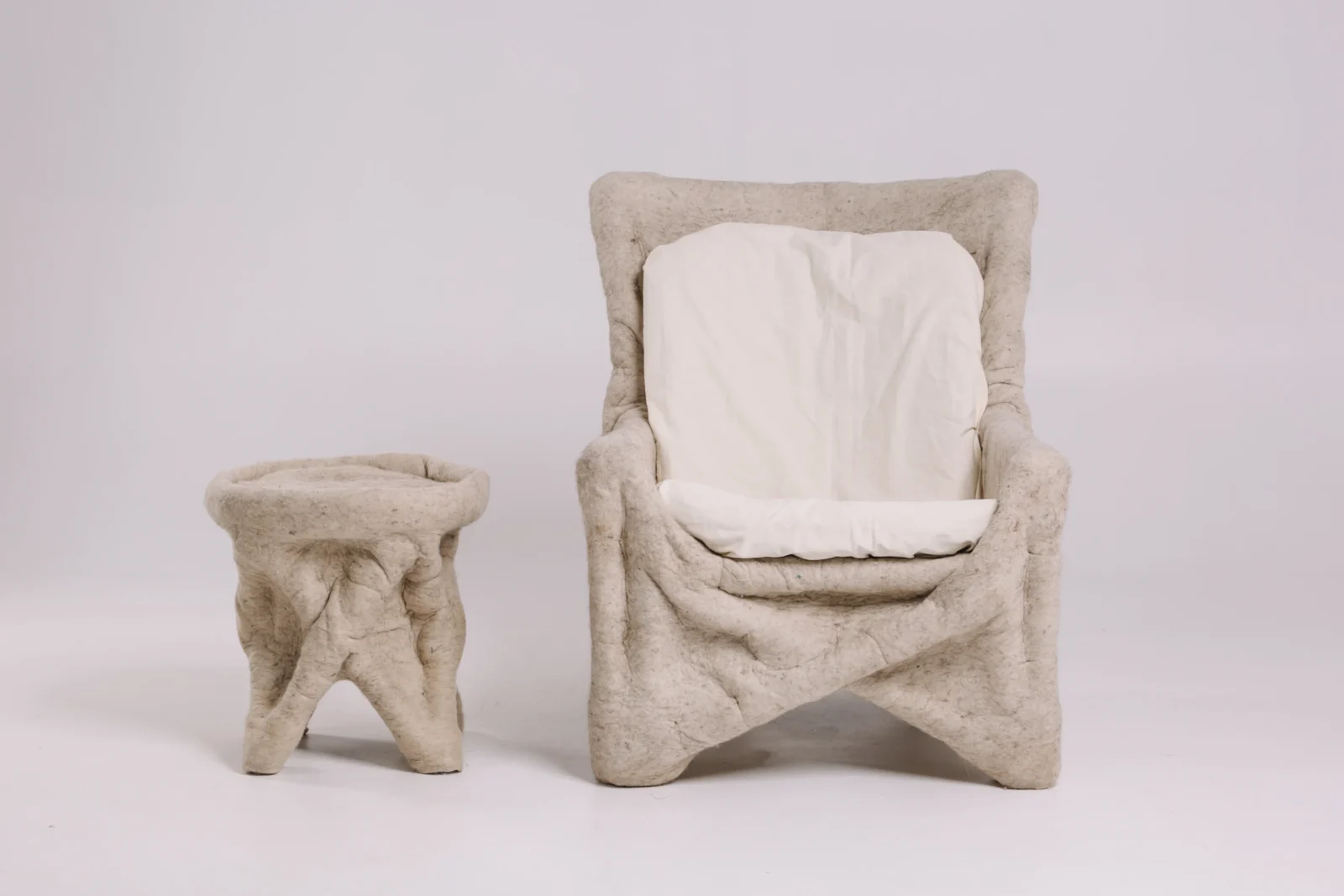 Danik’s Felt Armchair & Ottoman Set
by Danik Uderbekov