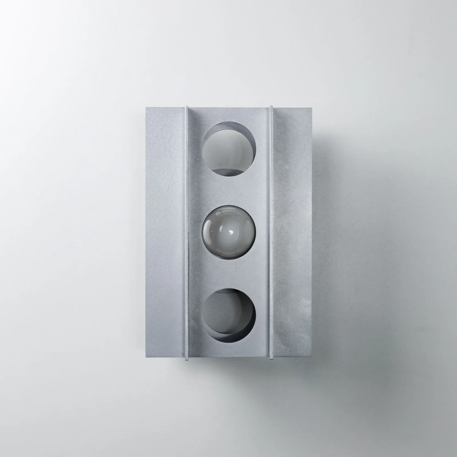 Tenfold 3 T Wall Sconce - Satin Aluminum — 3
