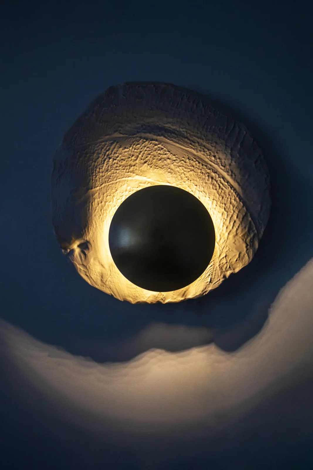 Asea No.11 - Stoneware / Brass Sconce — 4