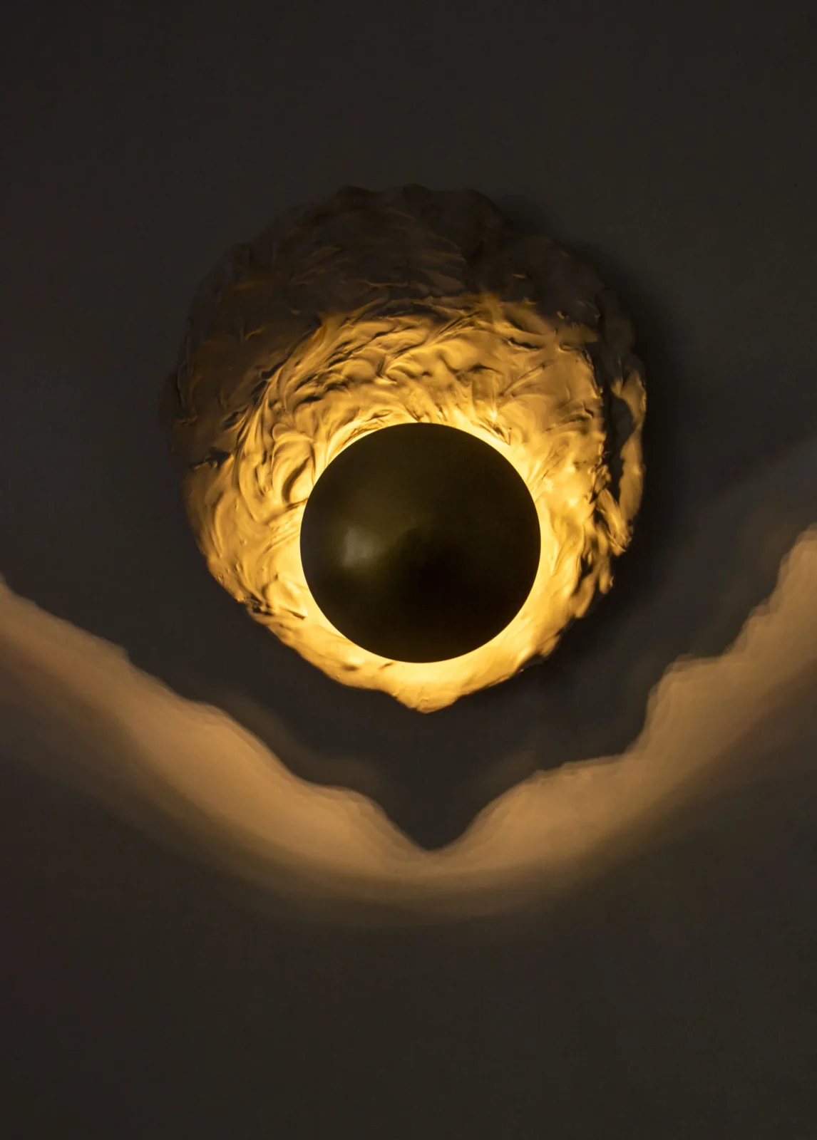 Asea No. 9 - Stoneware / Brass Sconce — 3