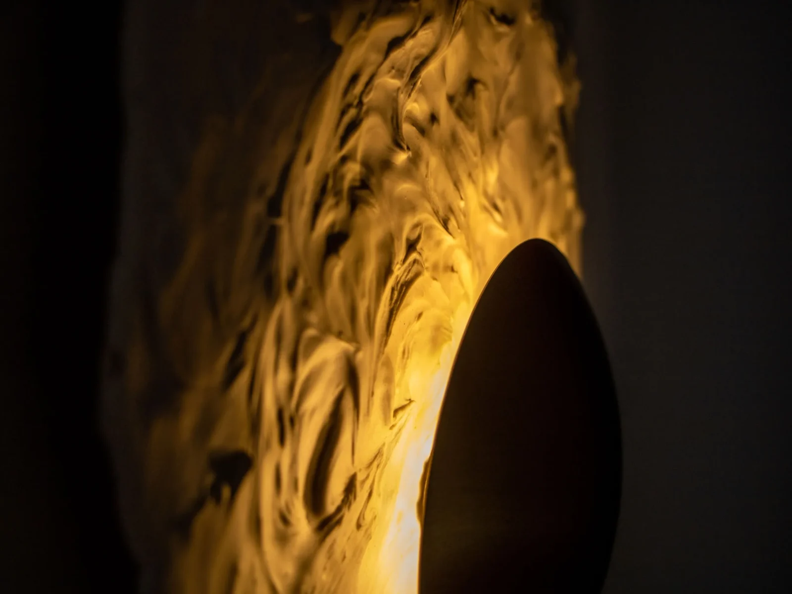 Asea No. 9 - Stoneware / Brass Sconce — 5