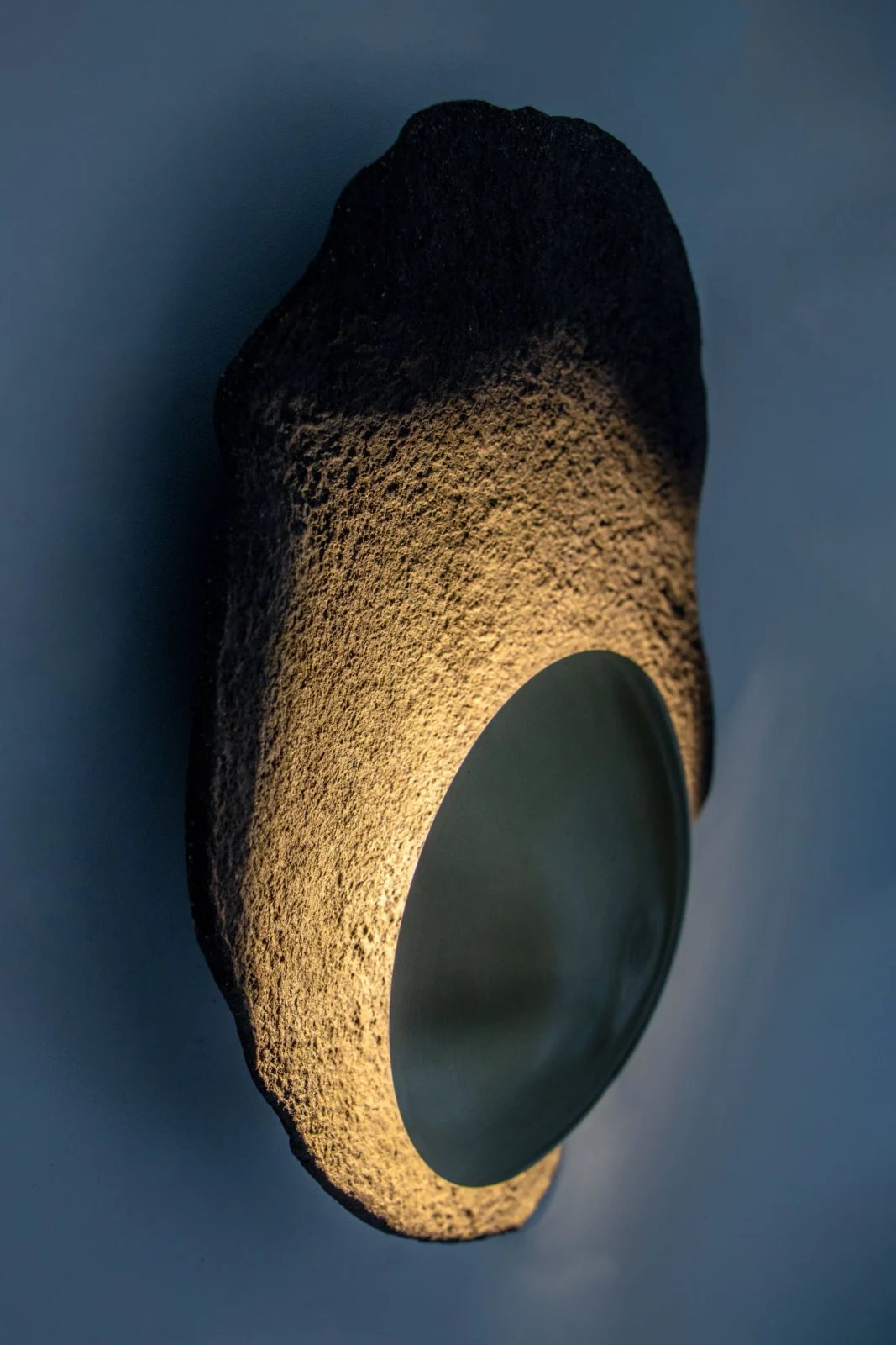 Asea No. 8 - Stoneware / Brass Sconce — 4