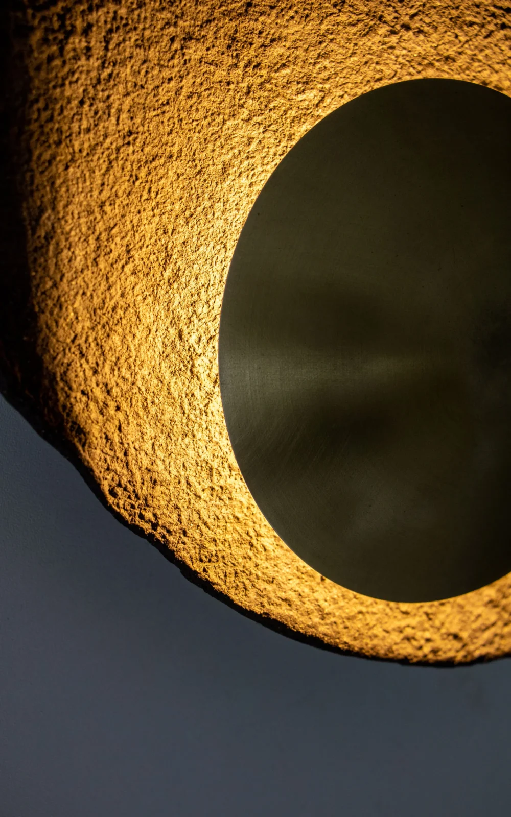 Asea No. 8 - Stoneware / Brass Sconce — 5