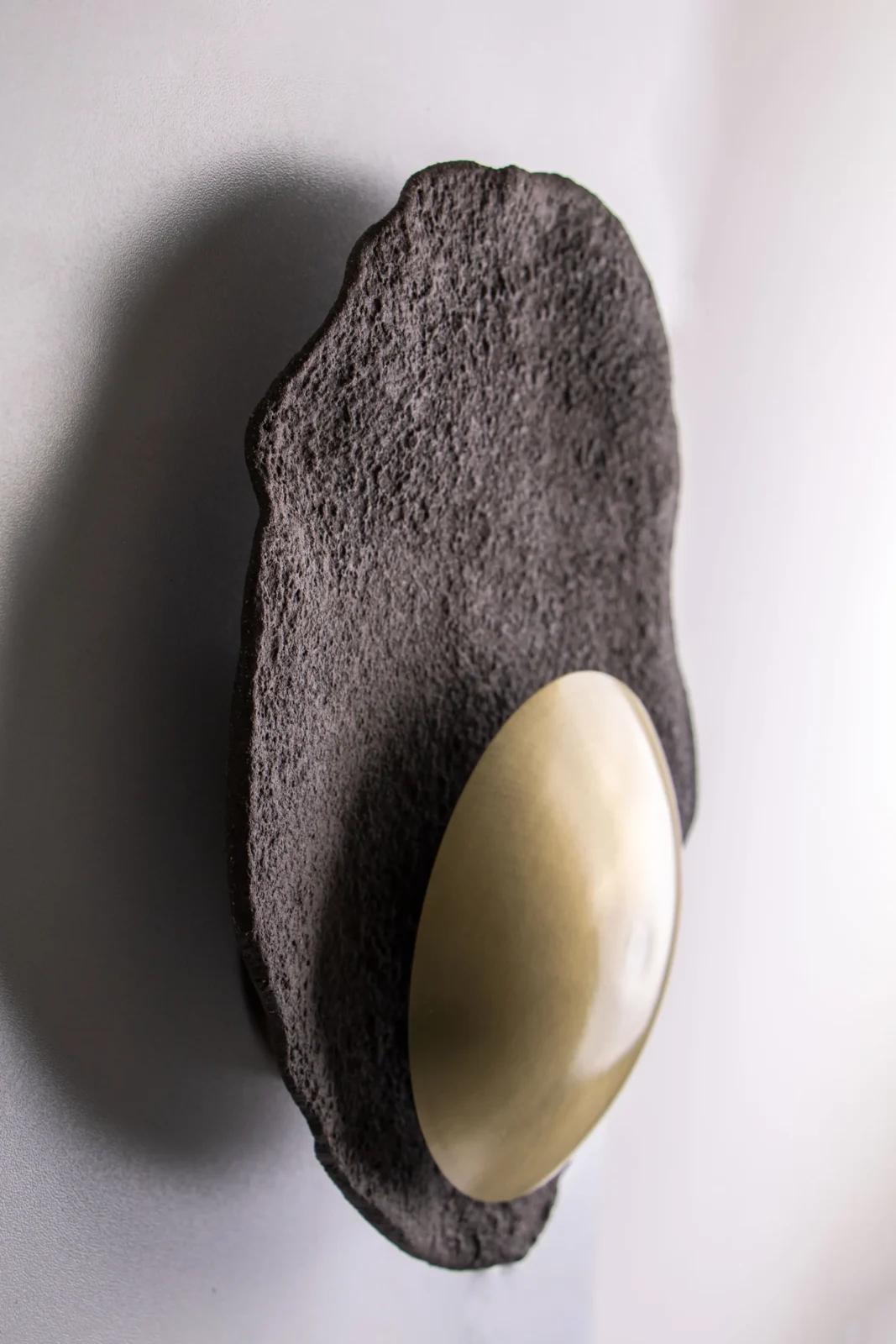 Asea No. 8 - Stoneware / Brass Sconce — 6
