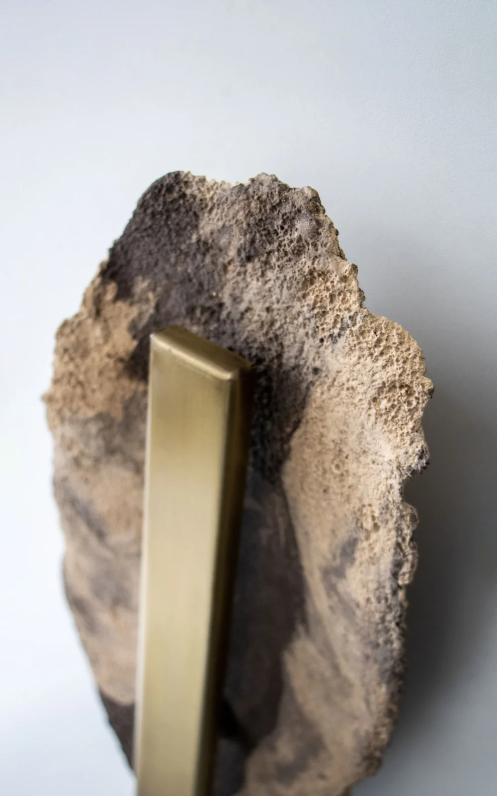 Asea No. 6 - Stoneware / Brass Sconce — 5