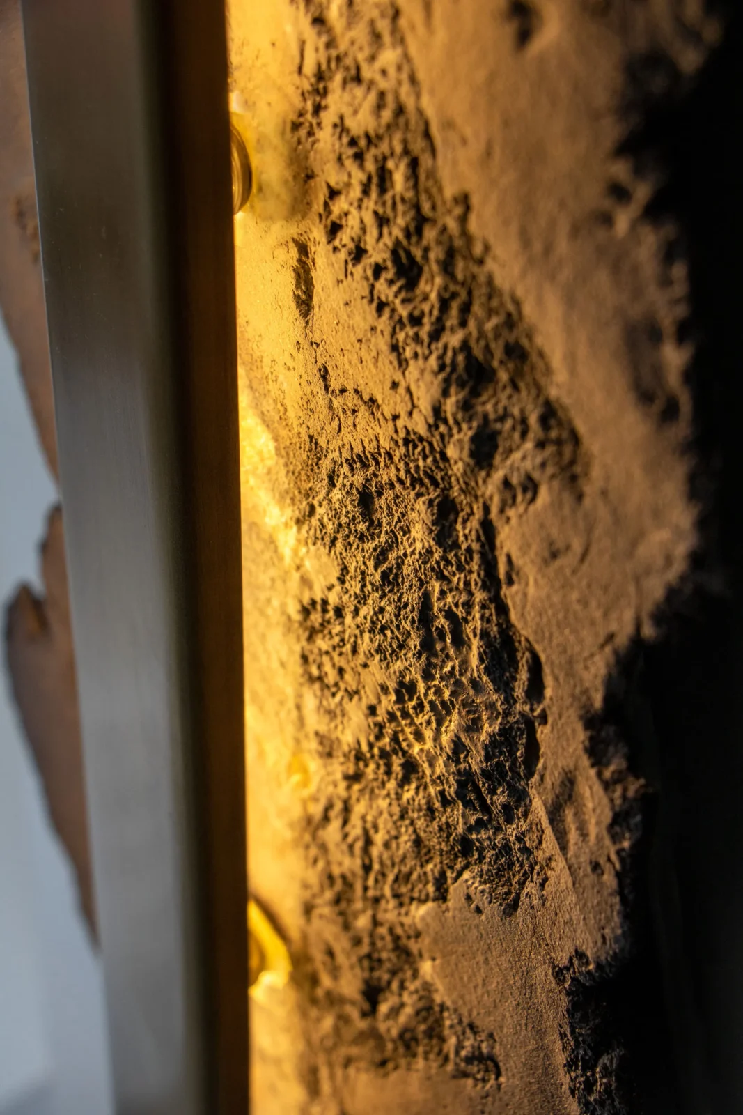 Asea No. 3 - Stoneware / Brass Sconce — 3