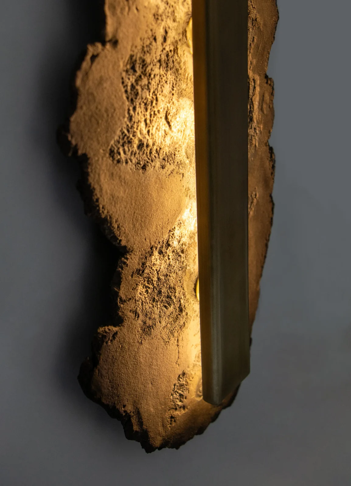Asea No. 3 - Stoneware / Brass Sconce — 4