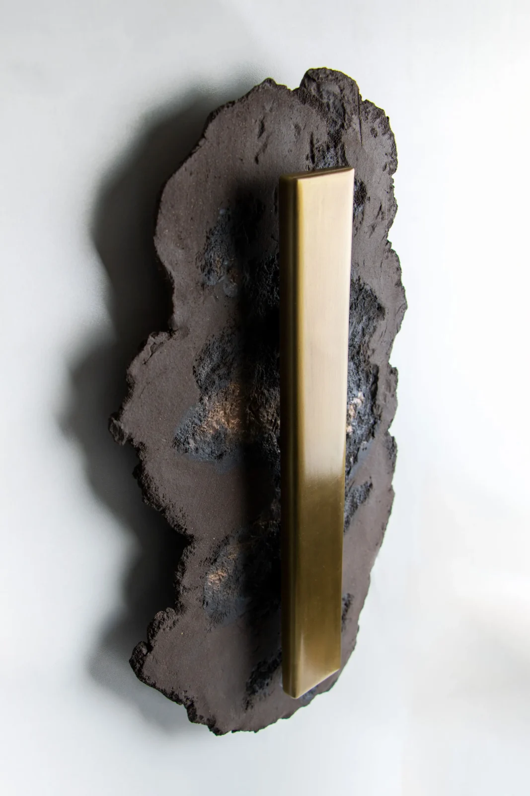 Asea No. 3 - Stoneware / Brass Sconce — 7