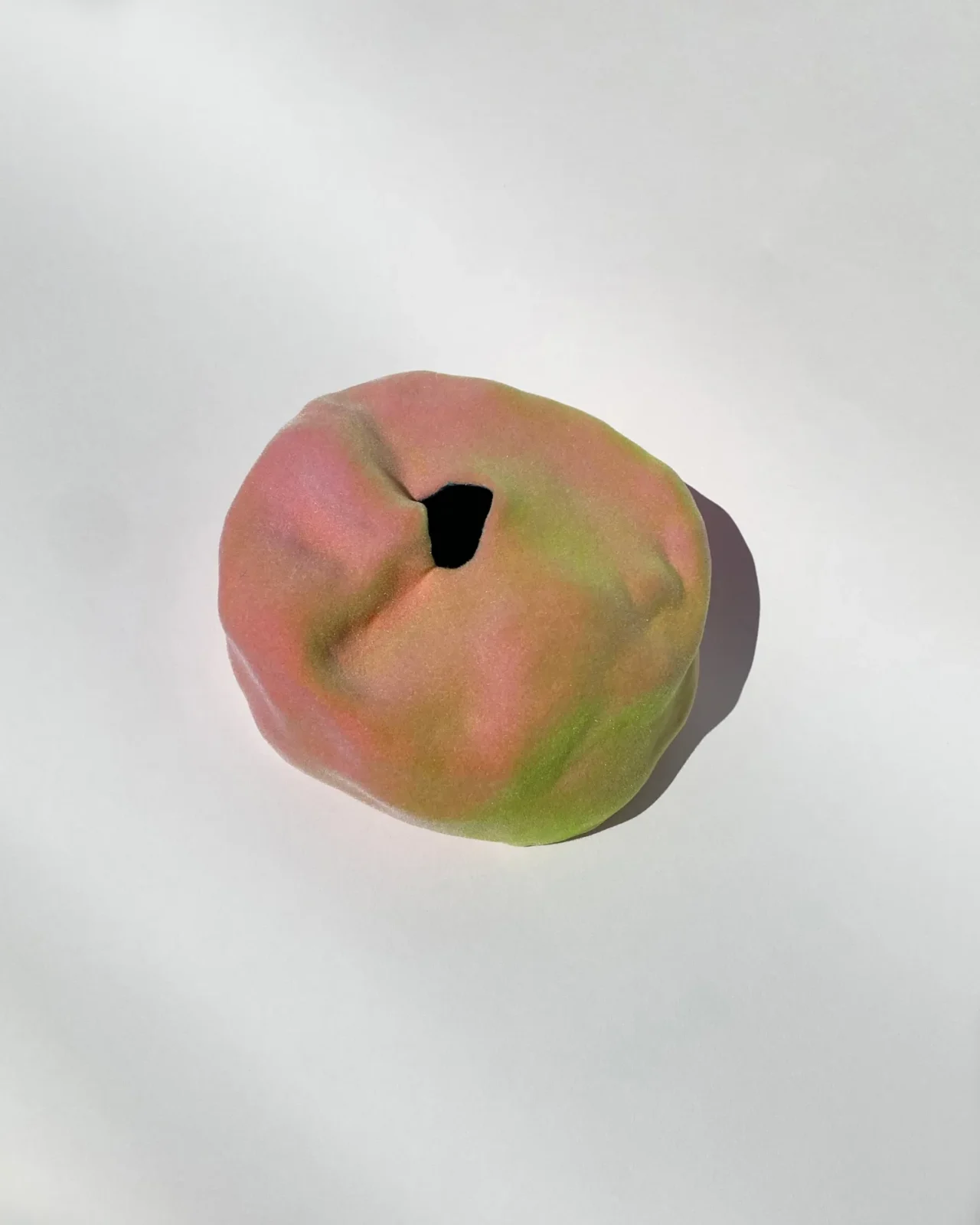 Velvet Object - Glazed Ceramic / Soft Rayon Fibers — 2