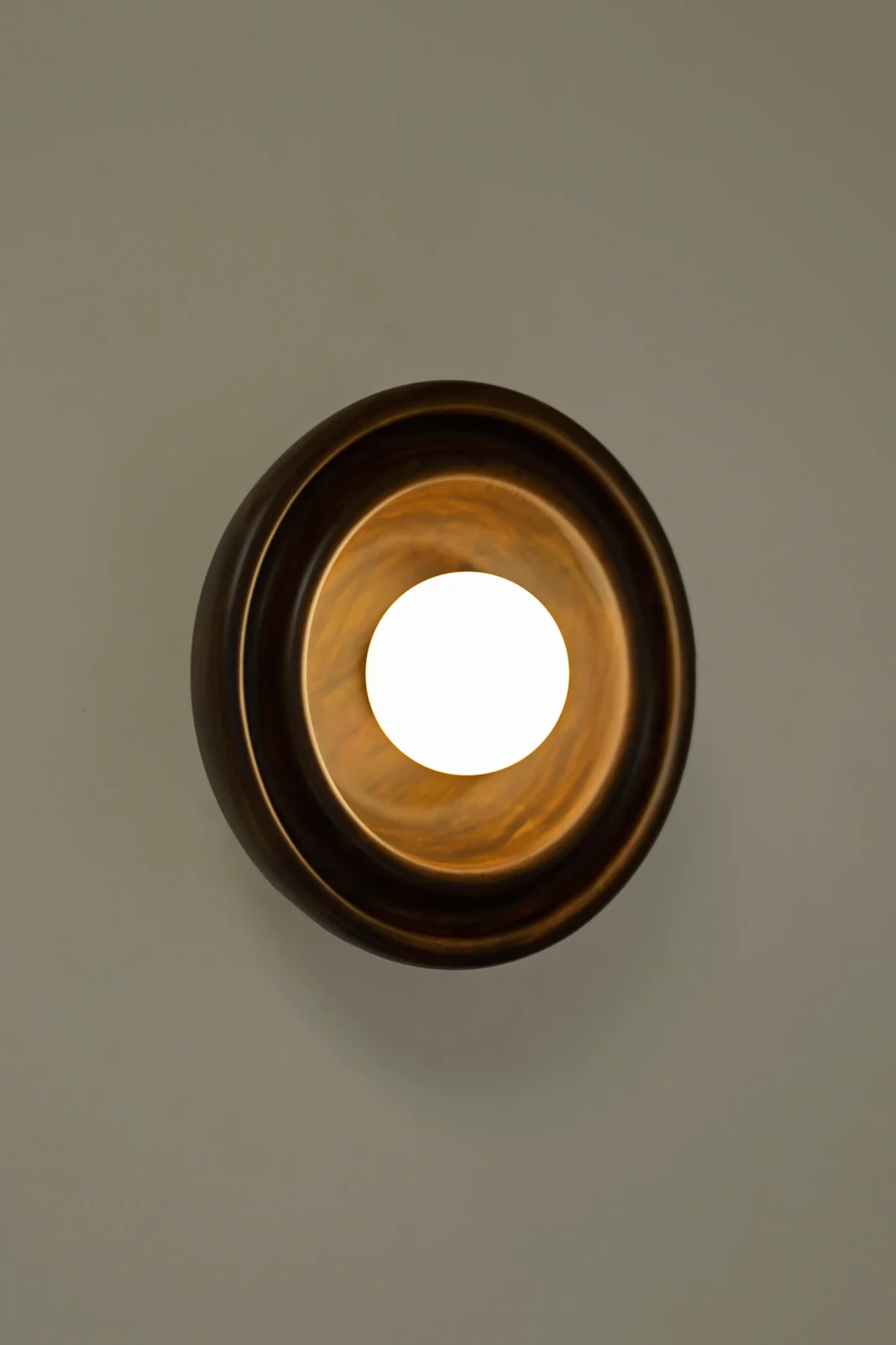 Discus - Xs Teak Wood Wall Light — 4