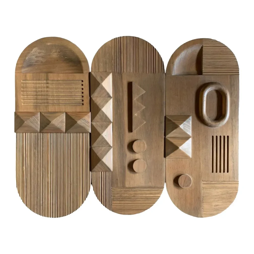 Planos Wall Decoration in Pine Wood — 2