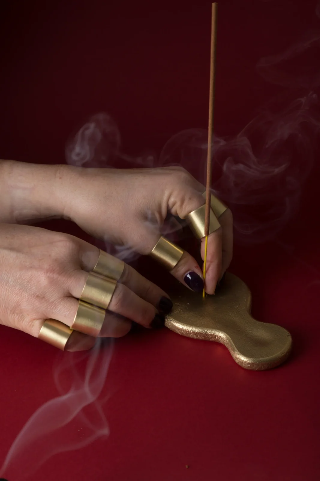 Brass Incense Holders — 3