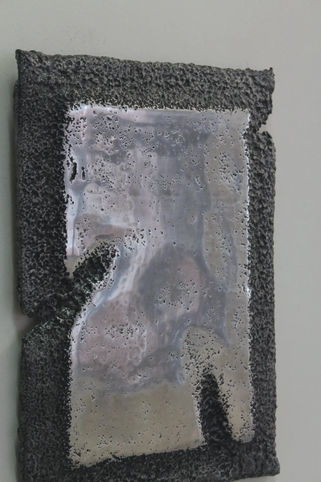 Melancholy Hanging Mirror - Rectangle - Aluminium — 3