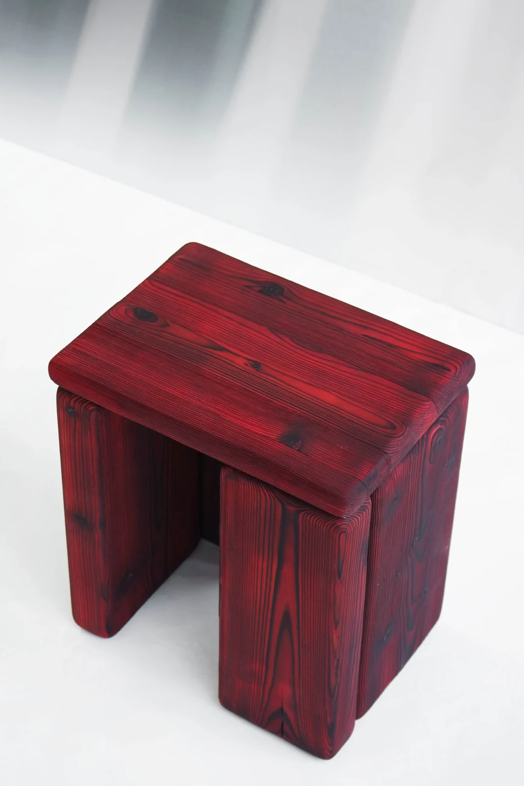 Timber - Burned Pine Stool — 5