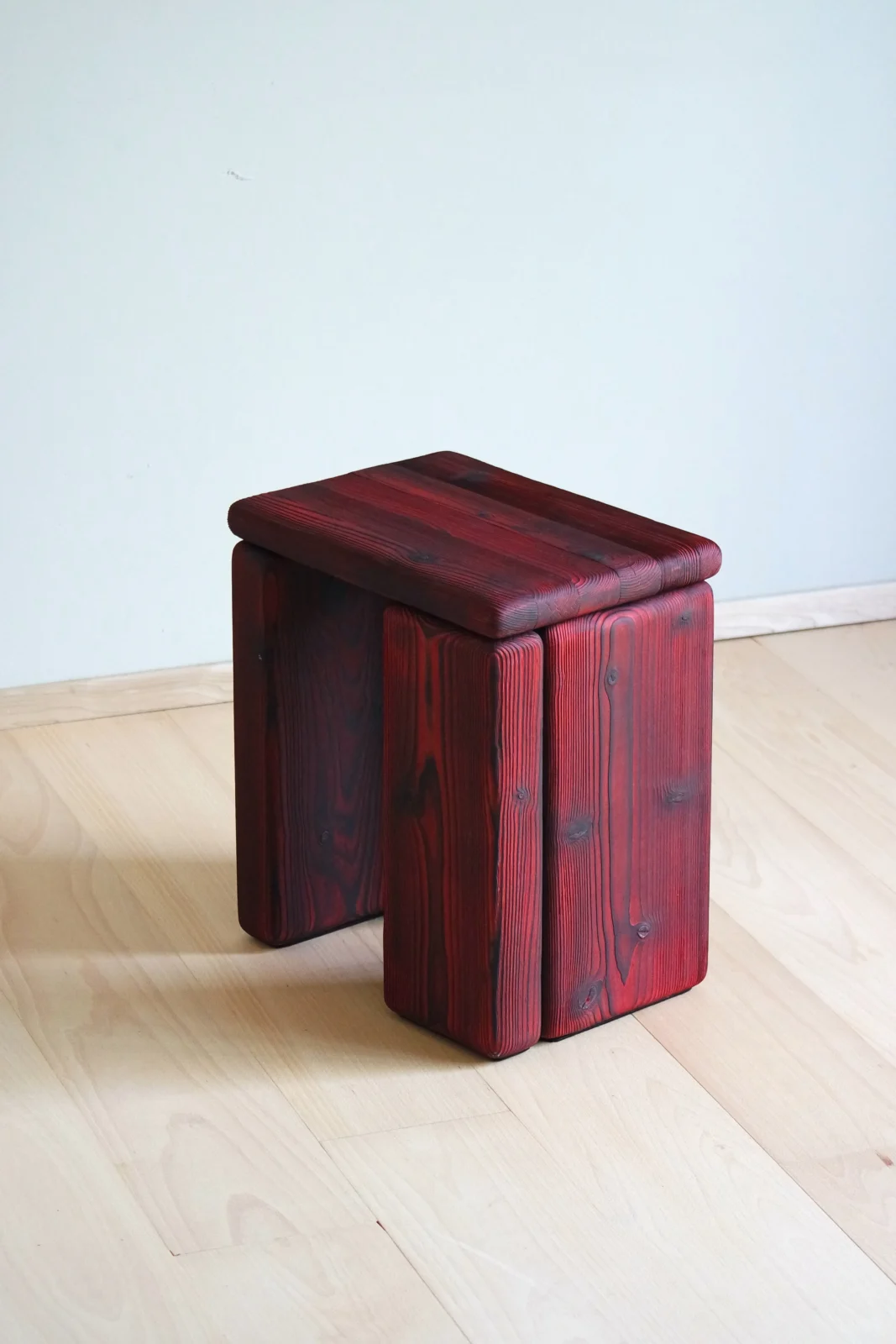 Timber - Burned Pine Stool — 7