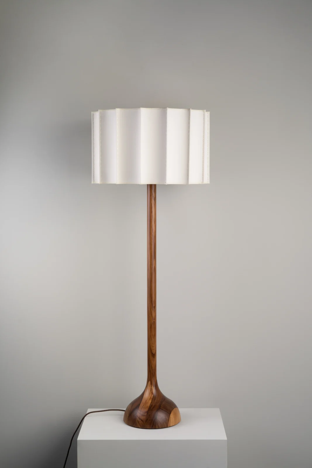 Pata De Elefante Large Floor Lamp in Parota Wood — 2