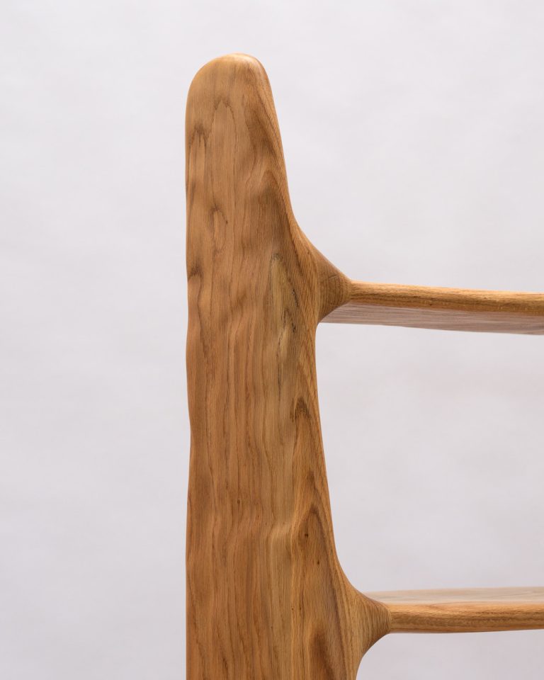 Sculptural Shelf - Red Oak Wood — 4