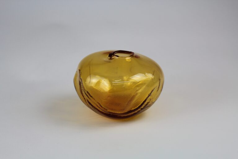 1/2 Ltr Forms - Amber Handmade Glass Object — 2