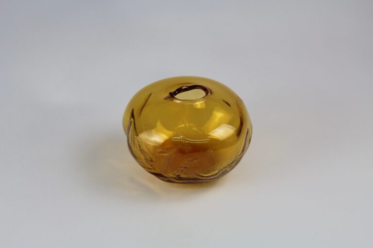 1/2 Ltr Forms - Amber Handmade Glass Object — 3