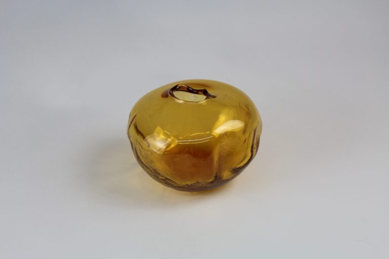 1/2 Ltr Forms - Amber Handmade Glass Object — 4