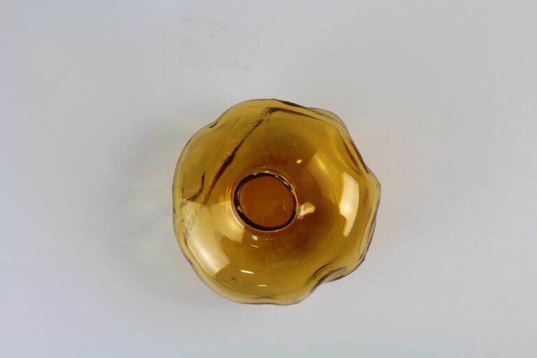 1/2 Ltr Forms - Amber Handmade Glass Object — 5