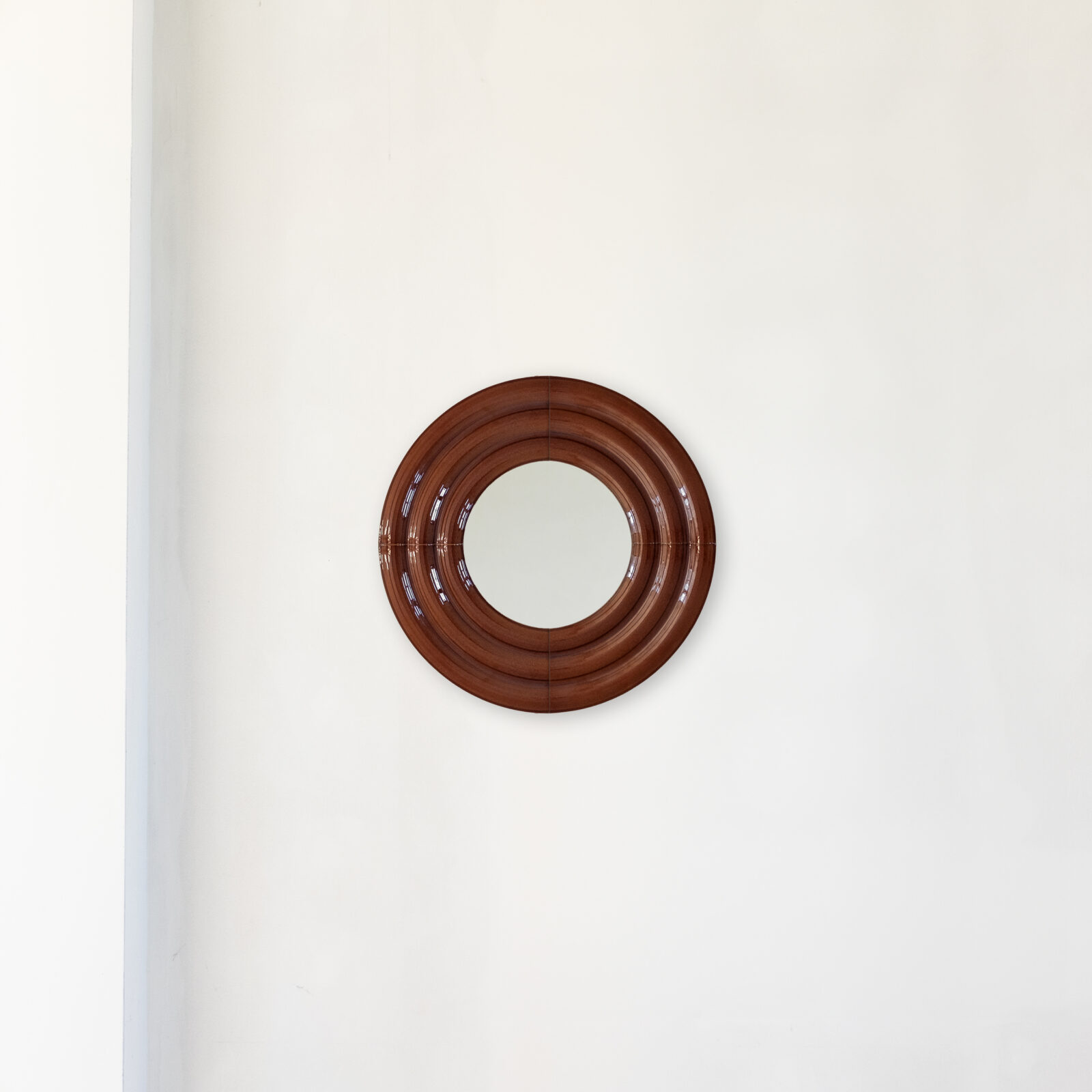 Elo Mirror 60x60 Cm - Hand Glazed Ceramic — 4