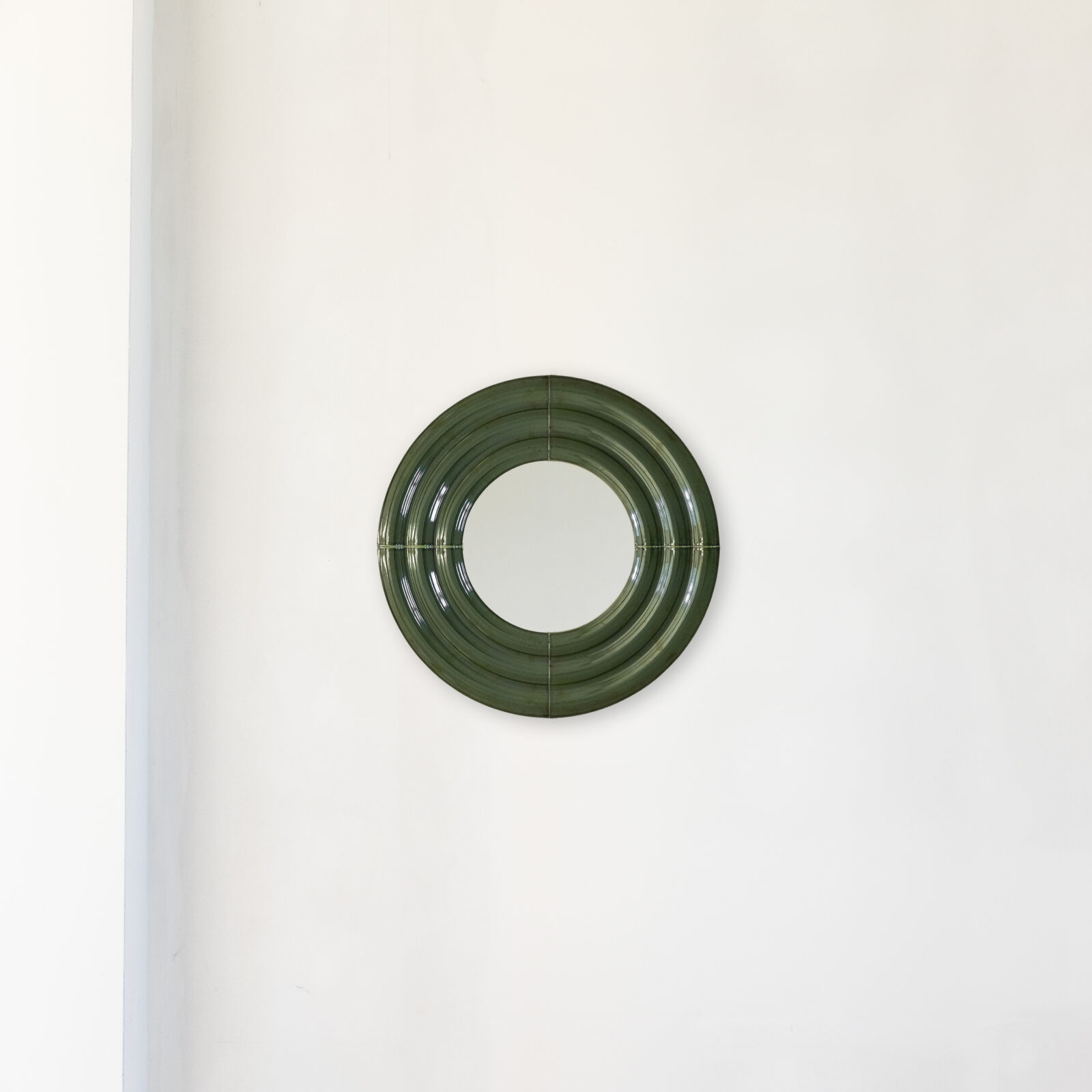 Elo Mirror 60x60 Cm - Hand Glazed Ceramic — 6