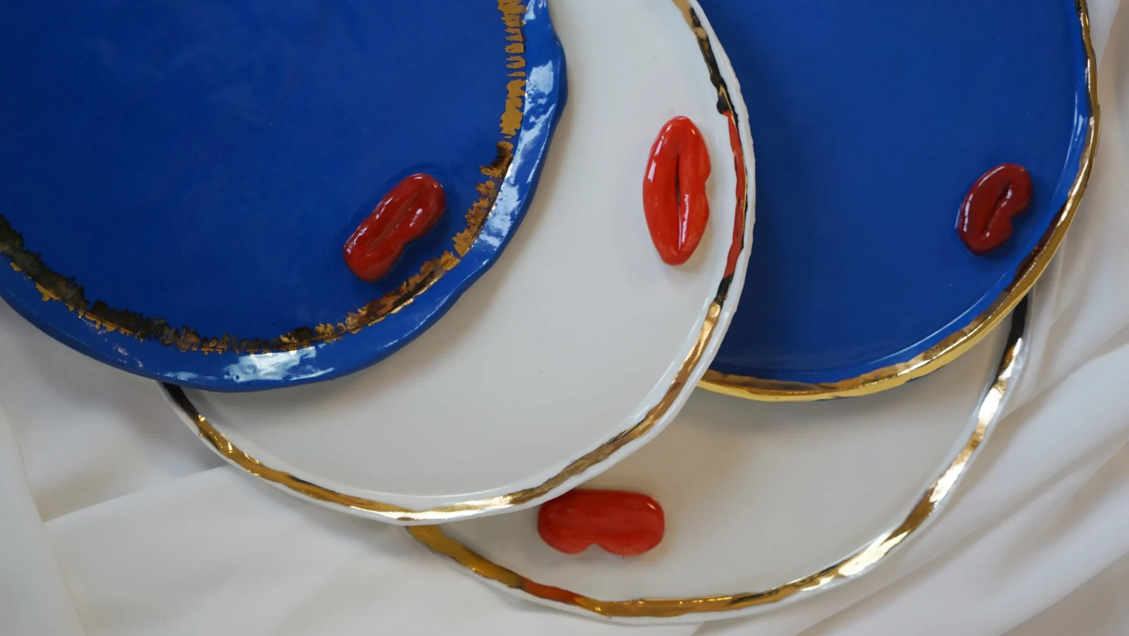 Lips Plates - White Porcelain — 10