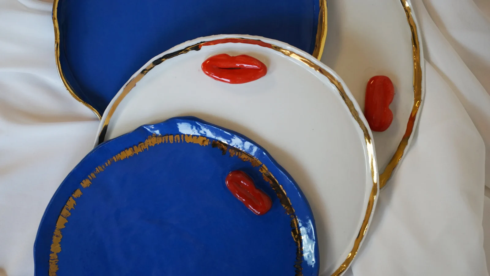 Lips Plates - White Porcelain — 11