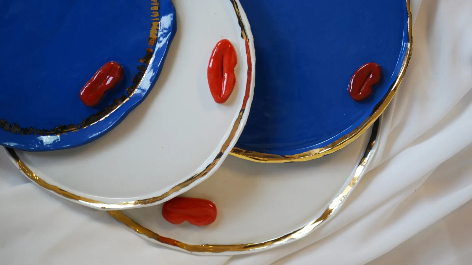 Lips Plates - White Porcelain — 13