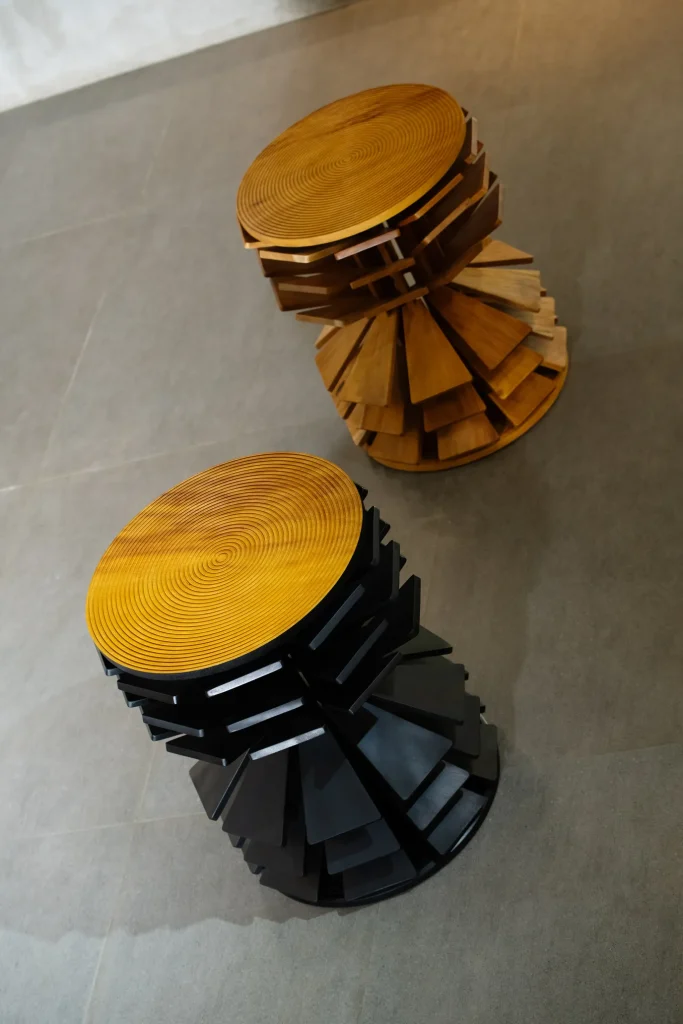 Zangbeto Side Table - Ebonized — 5