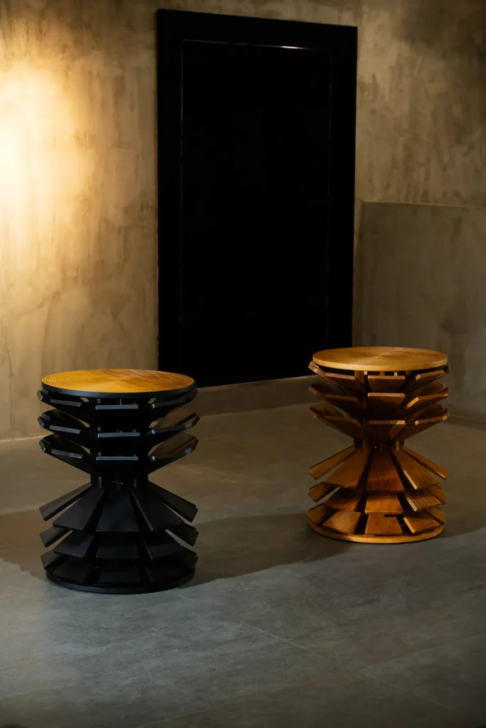 Zangbeto Side Table - Ebonized — 4