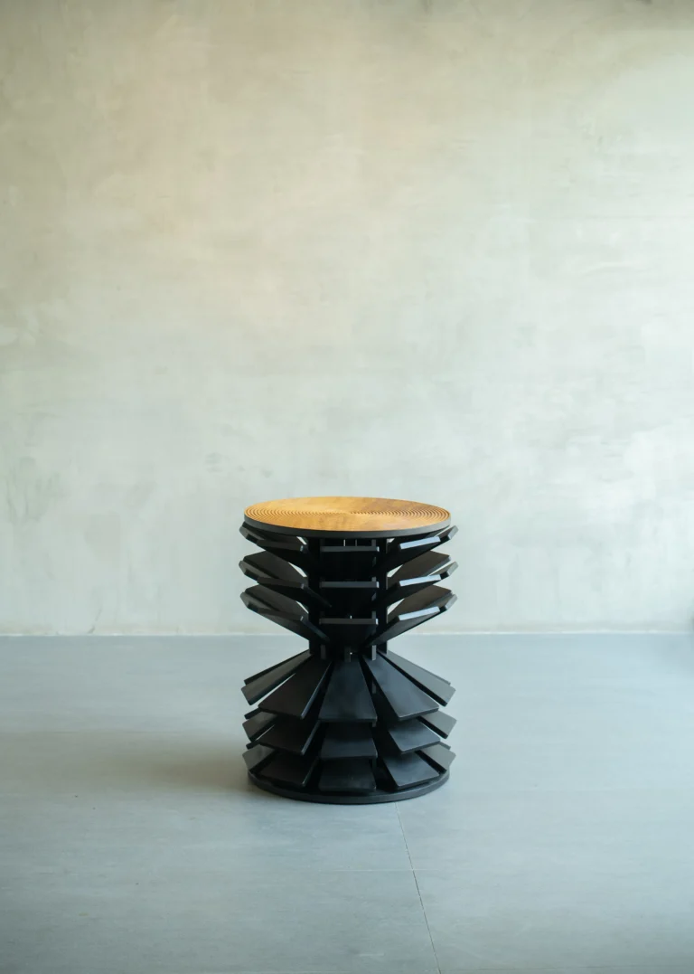 Zangbeto Side Table - Ebonized — 2