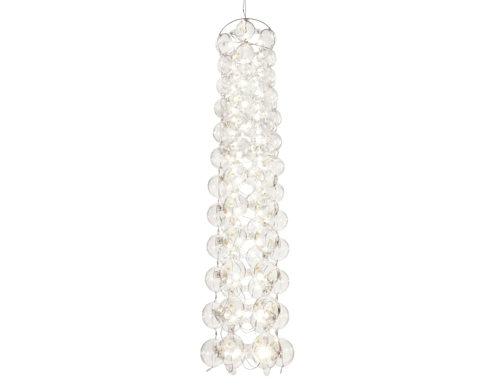 High Tower Pendant Lamp in PVC and Steel — 5