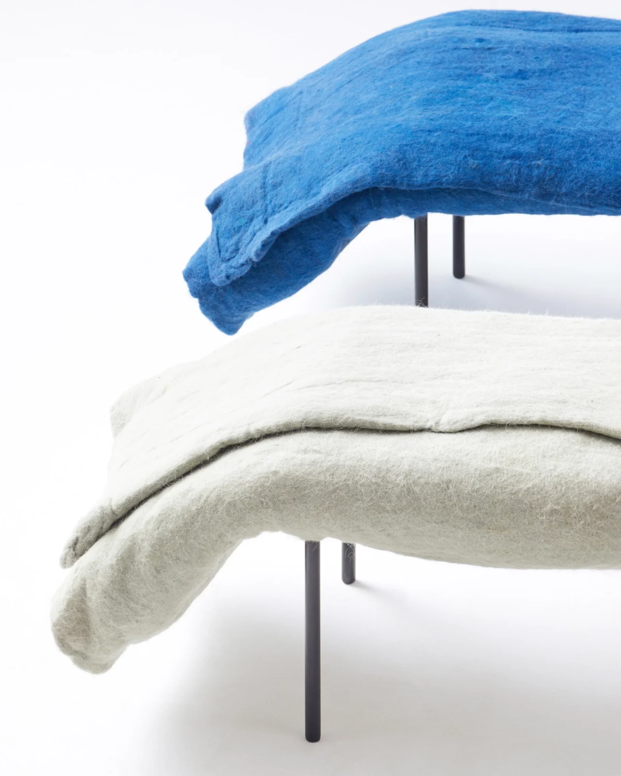 Carpet Bench - Felt / Steel — 2
