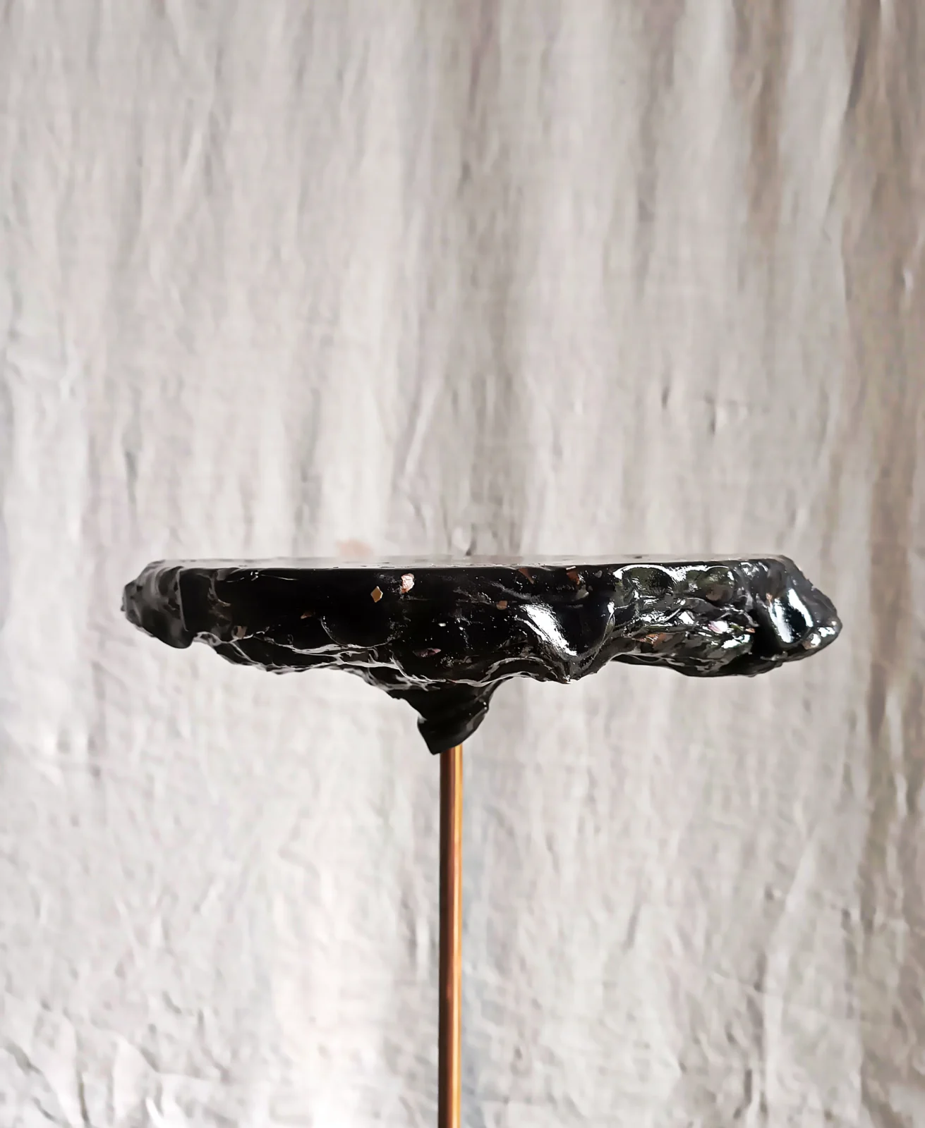 Nix Side Table - Vegetal Glass & Recycled Mother Of Pearl — 3