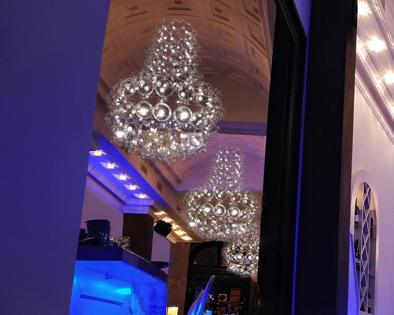 Queens Ceiling Lamp in PVC and Steel — 7